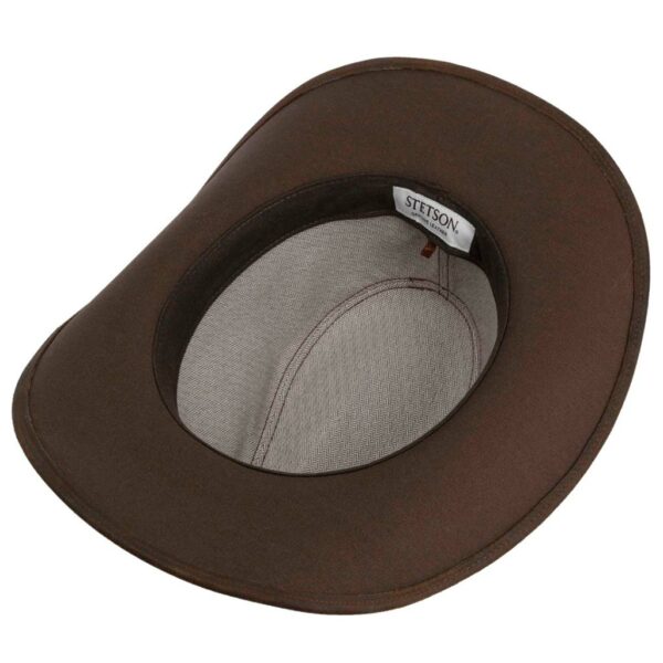 2797303 Stetson CHAPEAU WESTERN Western Calf Split cuir marron unisexe